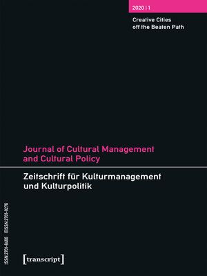 cover image of Journal of Cultural Management and Cultural Policy/Zeitschrift für Kulturmanagement und Kulturpolitik